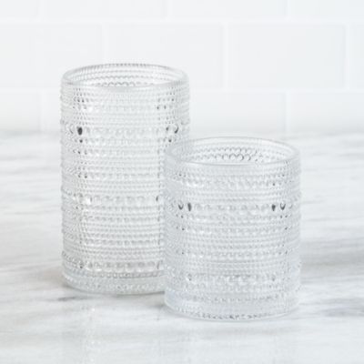 Fortessa Jupiter Clear Ice Beverage Glass, Set of 6