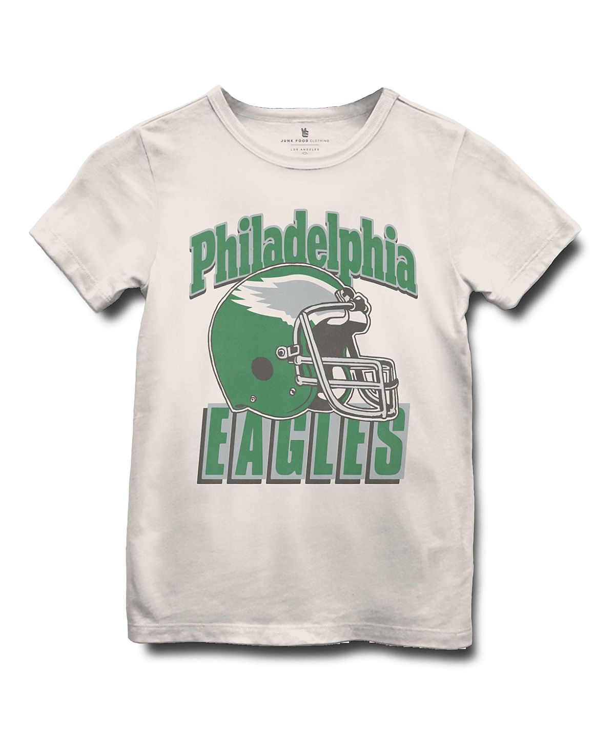 Junk Food Clothing Unisex Nfl Philadelphia Eagles Helmet Tee - Little Kid, Big Kid
