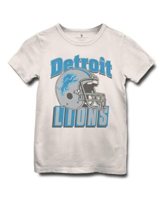 Junk Food Clothing - Unisex NFL Detroit Lions Helmet Tee - Little Kid, Big Kid