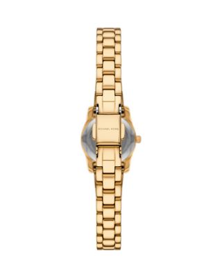 Lexington Three Hand Gold Tone Stainless Steel Watch, 19mm