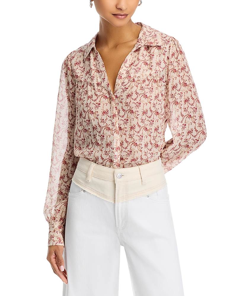 PAIGE SILK GARDENER BLOUSE