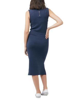 Layered Knit Nursing Dress
