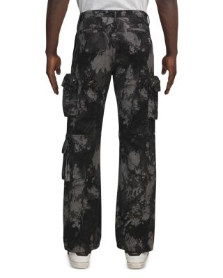 Squaw Valley Regular Fit Cargo Jeans in Black