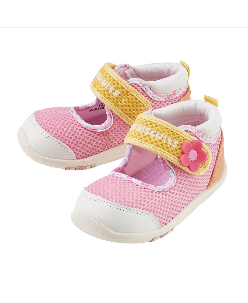 MIKI HOUSE UNISEX DOUBLE RUSSELL HOT BISCUITS SAKURA STEPS SECOND SHOES
