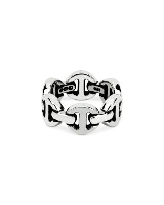 HOORSENBUHS - Men's Sterling Silver Brute Classic Tri Link Ring