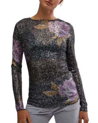 Free People - Printed Gold Rush Long Sleeve Top