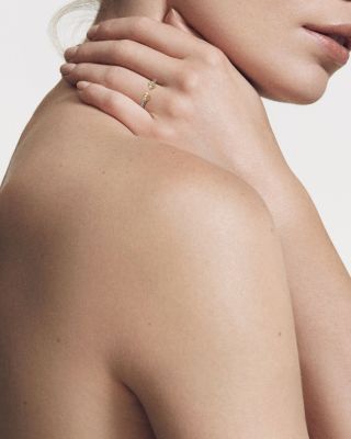 Renaissance Ring in Sterling Silver with 14K Yellow Gold, Pearls & Diamonds, 2.3mm