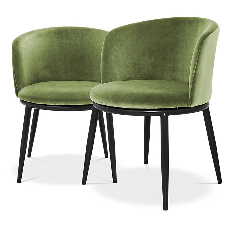 Eichholtz Filmore Dining Chair, Set Of 2 In Light Green