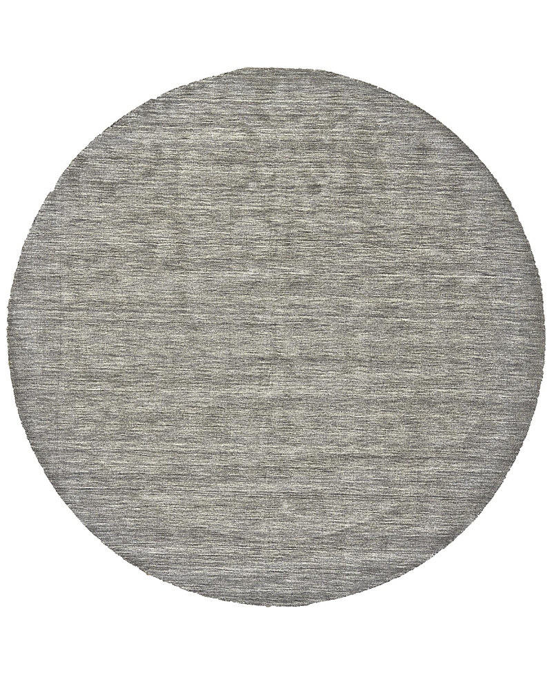 Photos - Chandelier / Lamp Feizy Luna 8049F Round Area Rug, 8' x 8' 5798049FLGY000N80