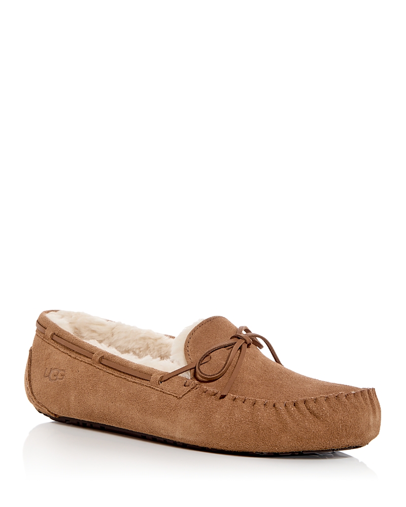 Ugg Olsen Slipper Fleece Lined Stay Warm One Pedal Athleisure Casual Sports Shoes In Chestnut