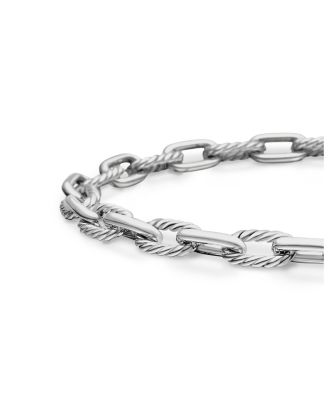 Men&#39;s DY Madison&amp;reg; Chain Bracelet in Sterling Silver, 6mm