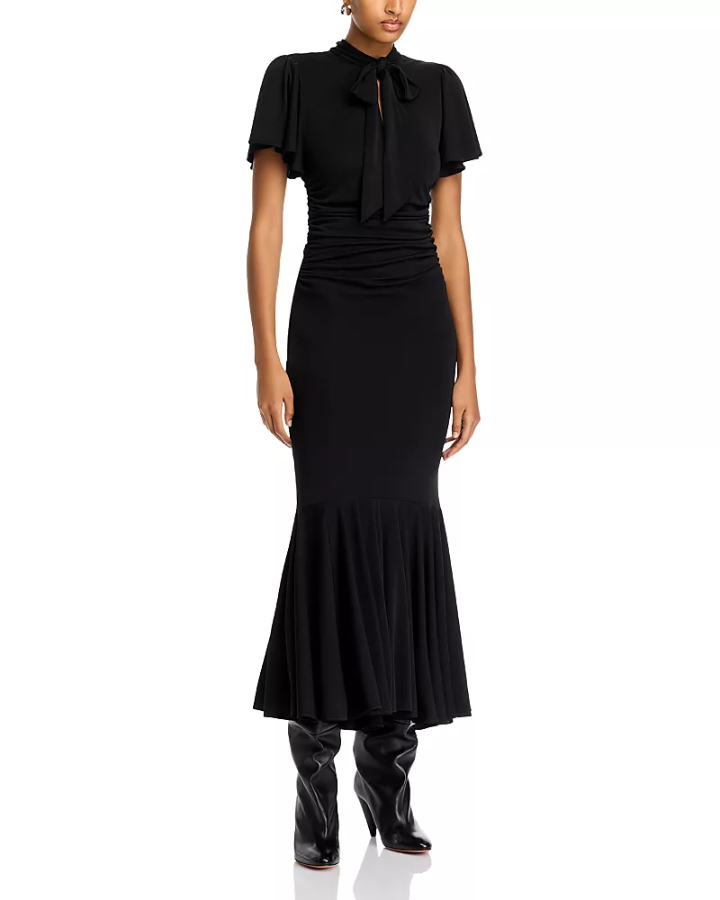 Cinq a Sept Hertha Tie Neck Dress