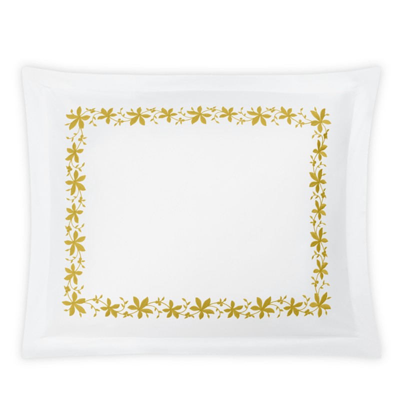 Matouk Callista Standard Sham in Lemon