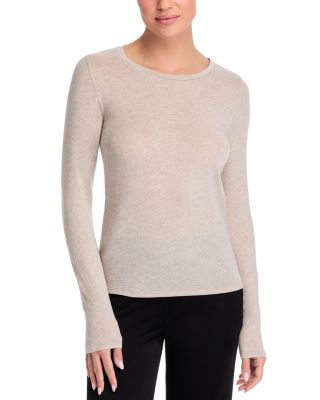 Eileen Fisher - Eileen Fisher Round Neck Slim Long Sleeved Tee