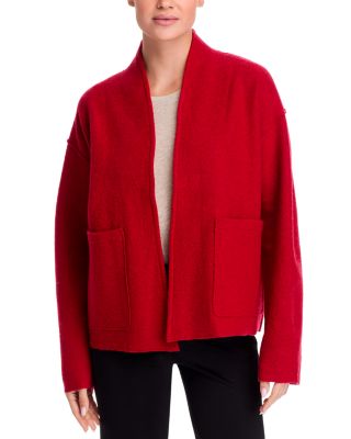 Eileen Fisher High Collar Pockets Jacket
