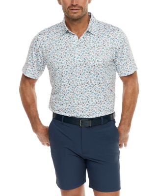 Robert Graham - Sunset Sips Performance Stretch Printed Classic Fit Polo Shirt