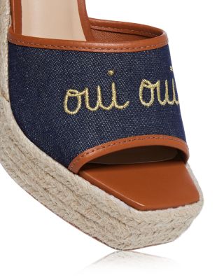 Women's Jesse Canvas Espadrille Wedge Sandals