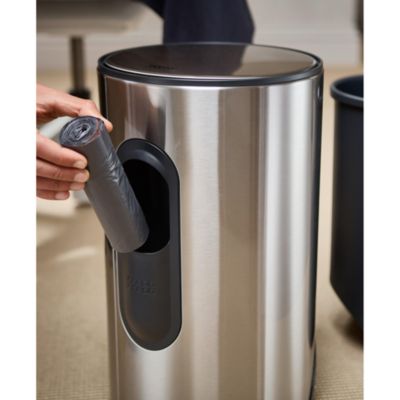 Arc 10 Liter Slimline Pedal Trash Can With Liner Pocket