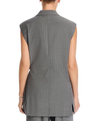 Jewelara Pinstriped Vest