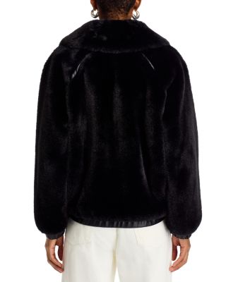 STEVE MADDEN Zephrine Faux Fur Jacket | Bloomingdale's