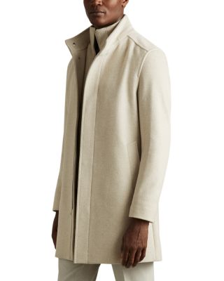 REISS - REISS Wool Blend Hybrid Alcantata Coat