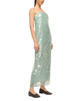 Casey Paillette Strapless Dress