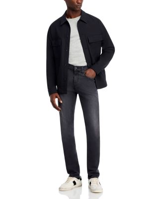 Luxe Performance Plus Slimmy Tapered Slim Fit Jeans in Washed Black