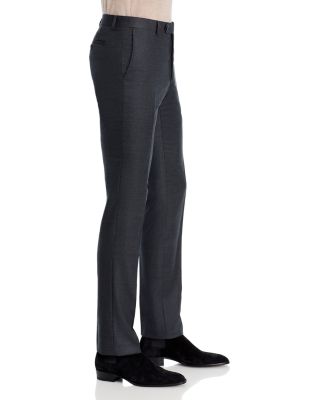 Wool Slim Fit Suit Pants