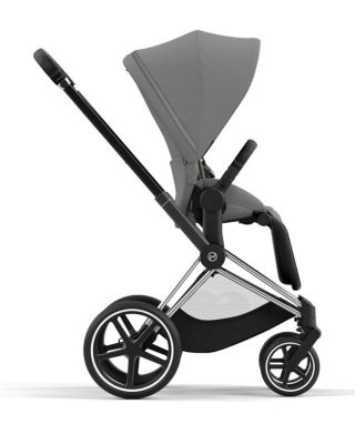PRIAM 4 Stroller – Chrome Frame and Black Handle