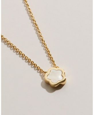 Mother of Pearl Inlay Flower Pendant - Saya