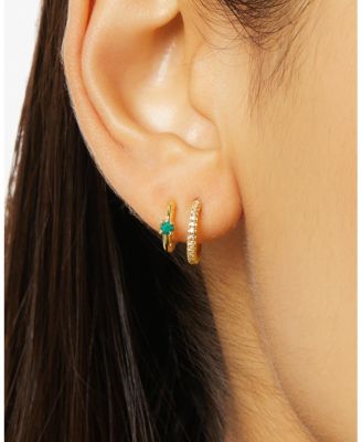 Double Hoop Earrings - Percy