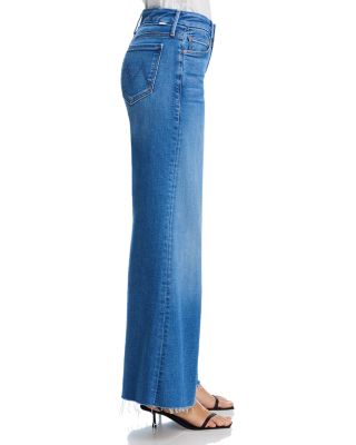 The Lil Roller Fray Wide Leg Jeans in Work Hard Play Hard