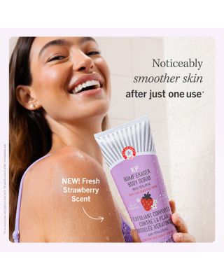 KP Bump Eraser Body Scrub with 10% AHA Body Exfoliant for Keratosis Pilaris - Strawberry 2 oz.