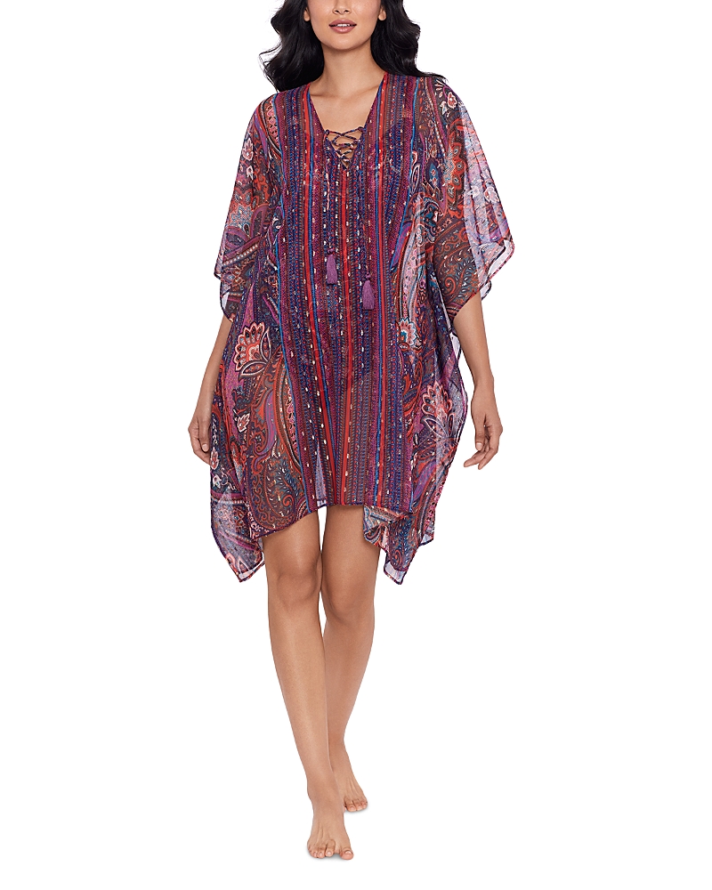 Miraclesuit Dynasty Caftan Semi Sheer Swimsuit Cover-up