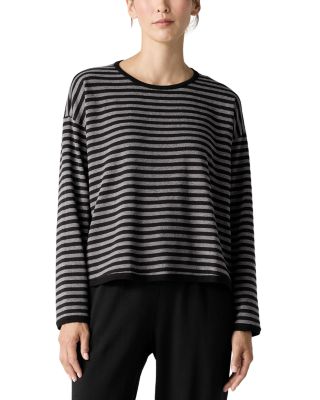 Eileen Fisher - Round Neck Cropped Boxy Top