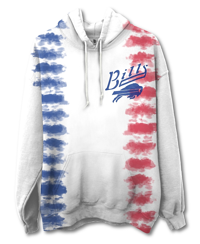 Junk Food Clothing Unisex Nfl Buffalo Bills Stitch Tie Dye Hoodie In Tie Dye