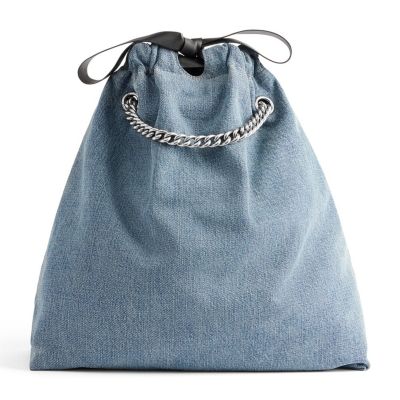 Crush Medium Tote Bag Denim