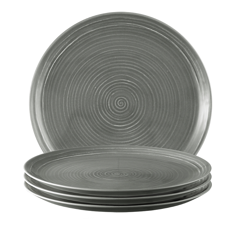 Seltmann Terra Dinner Plates, Set Of 4 In Gray