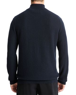 Thermal Quarter Zip Polo Sweater