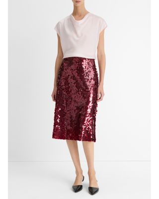 Cowl Neck Silk Blouse