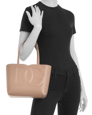 Leather Logo Tote