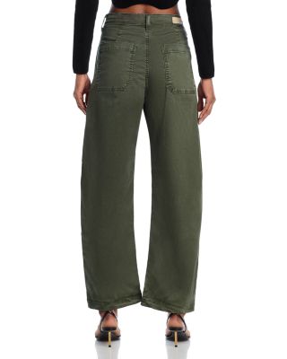 High Rise Barrel Leg Pants