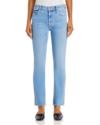 Dazzler Mid Rise Ankle Fray Jeans in Blessing in Disguise