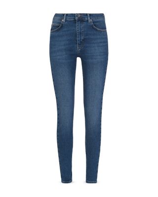 Sculpted Skinny Jeans in Denim