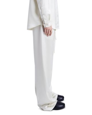 White Label Magnus Satin Wide Leg Pants