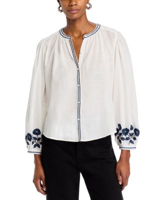 Velvet by Graham & Spencer - Rahwa Floral Cuff Boho Top