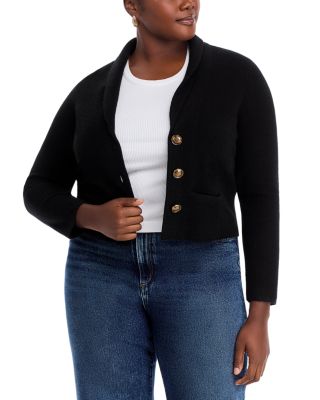 100% Cashmere Novelty Button Blazer - Exclusive