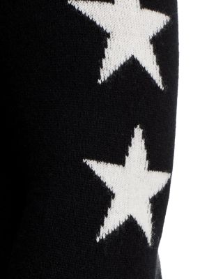 100% Cashmere Star Sleeve Hoodie Sweater - Exclusive