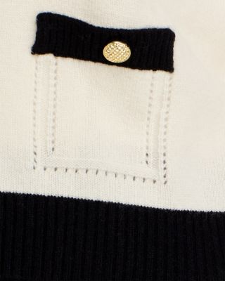 100% Cashmere Contrast Trim Cardigan - Exclusive