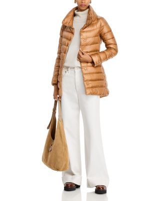 Amelia Stand Collar Down Puffer Coat